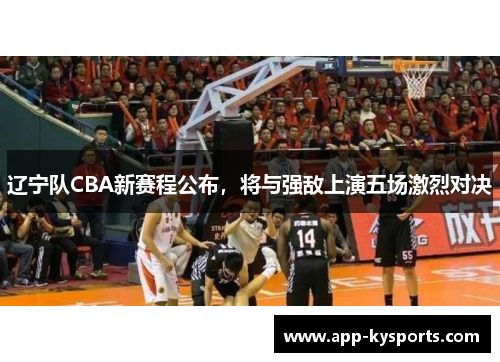 辽宁队CBA新赛程公布，将与强敌上演五场激烈对决
